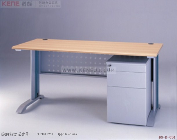 BG-B-034办公家具,办公桌,电脑桌,小型办公接待电脑桌,钢架电脑桌