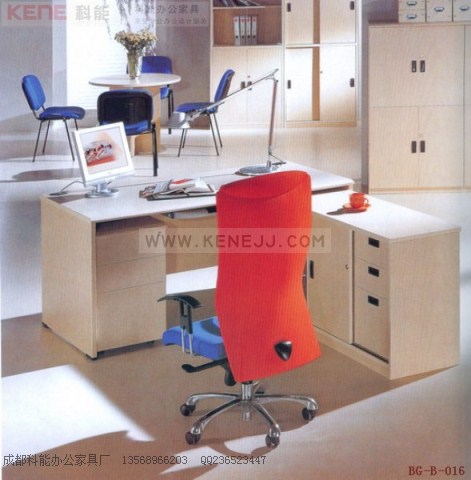 BG-B-016办公家具,办公桌,电脑桌,职员桌,小附柜,活动柜