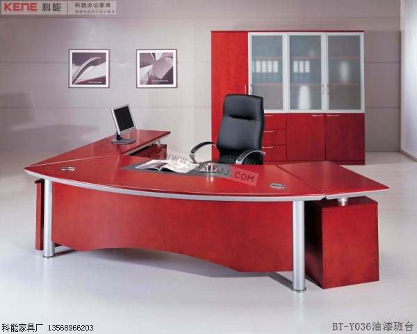 BT-Y036油漆大班台,简约时尚现代老板桌