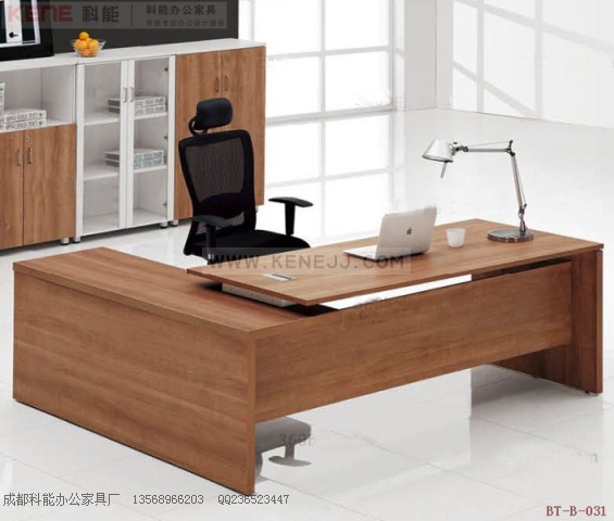 BT-B-031成都时尚办公班台,板式经理桌,常规主管桌