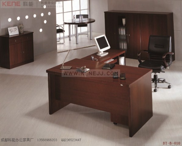 BT-B-010四川钢木办公桌,精品经理桌,办公家具