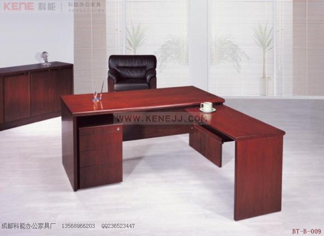 BT-B-009成都简洁经理桌,常规主管桌,成都办公家具